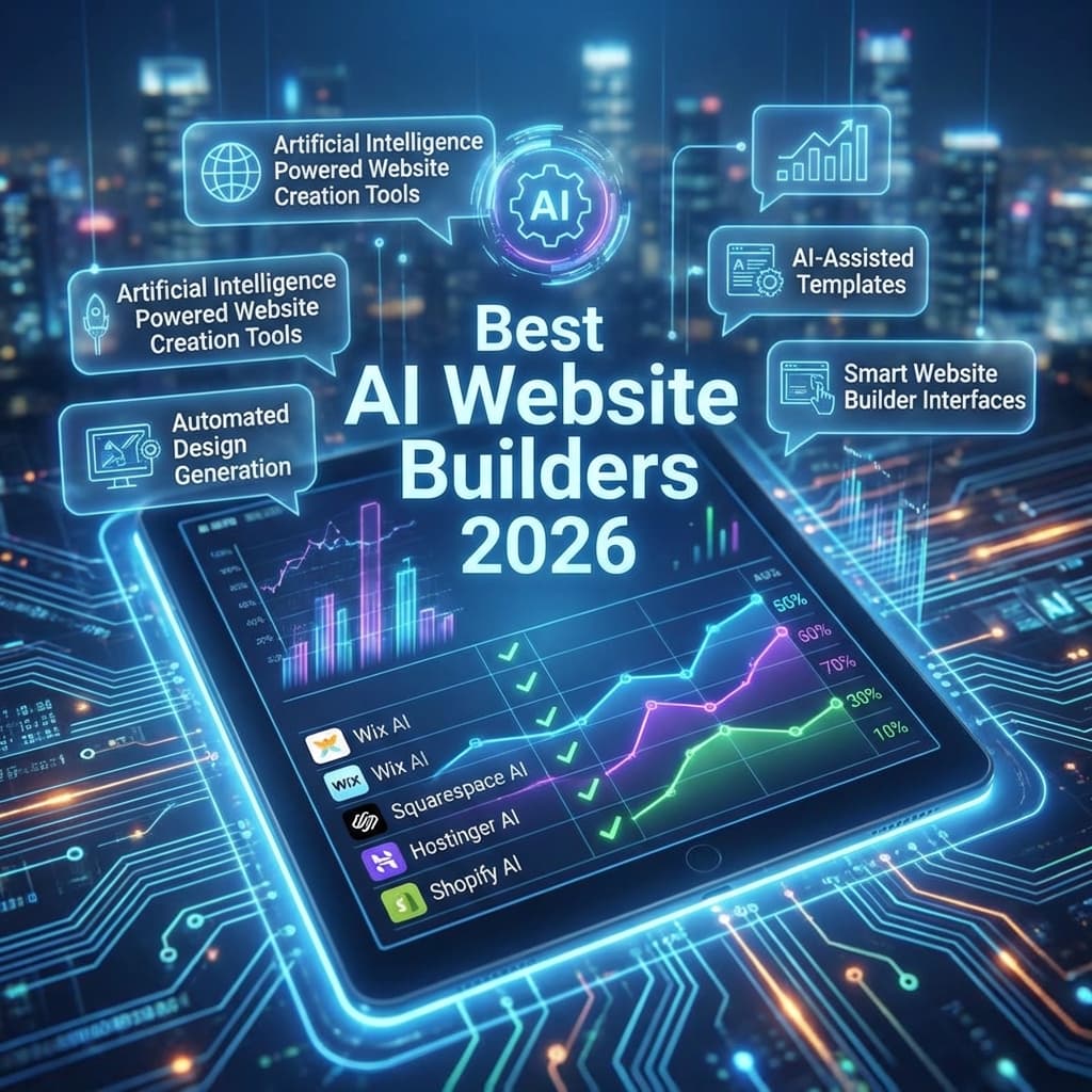 AI website builder platforms with intelligent automation