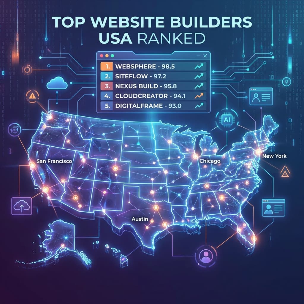 Top 10 Website Builders in the USA (Ranked)
